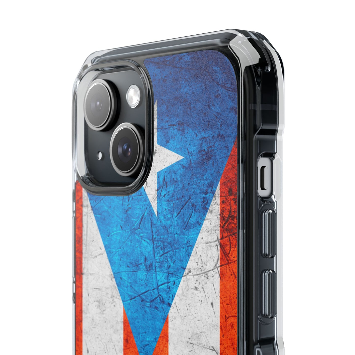 Iphone 15 Phone Case-Puerto Rico-Magnetic Clear Impact Cases