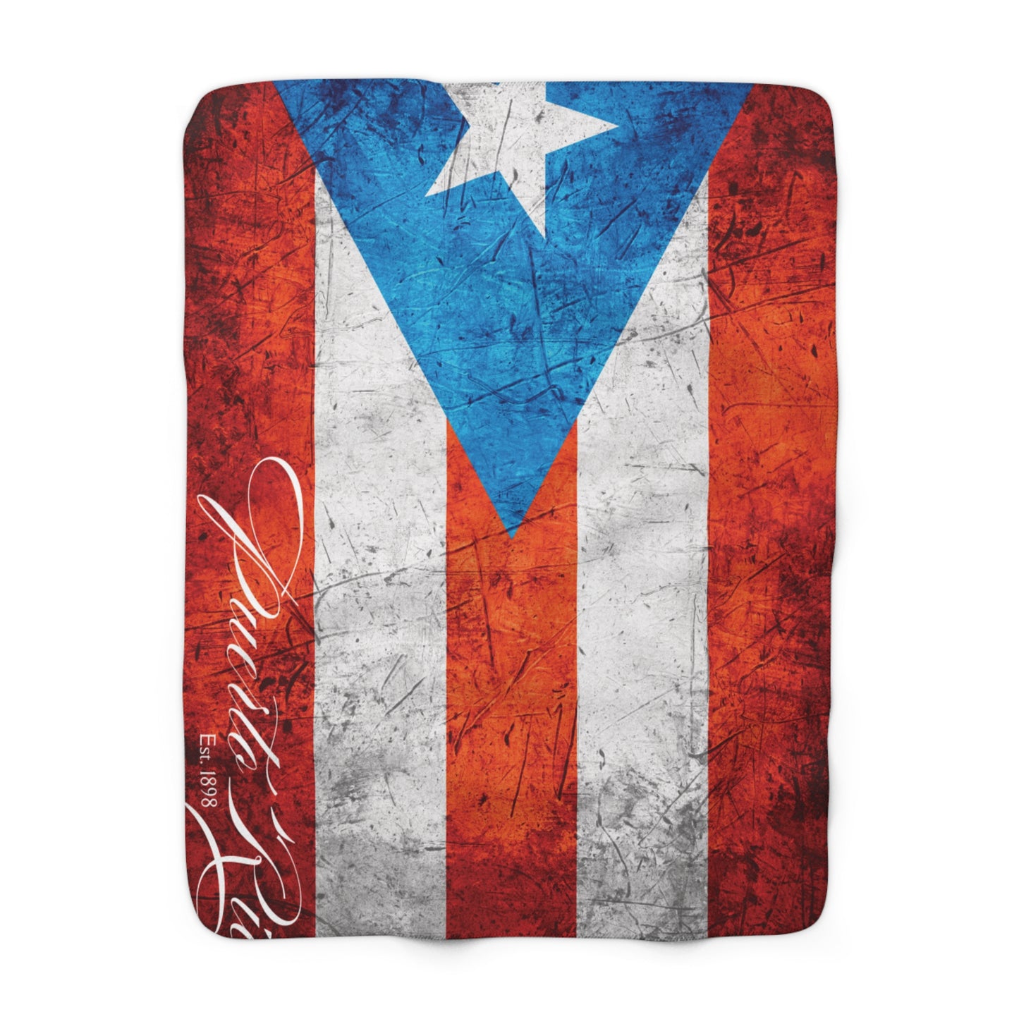 Puerto Rico Sherpa Fleece Blanket