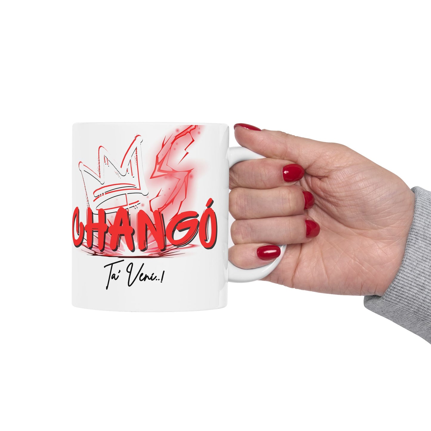 "Chango Tá Vení"-Ceramic Mug, (11oz, 15oz)