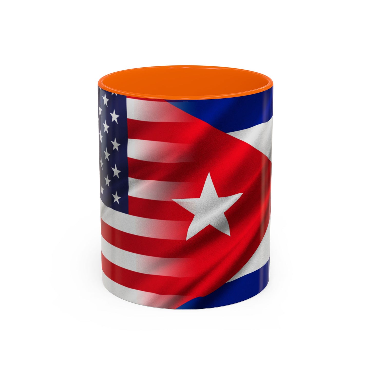 CUBA/USA Accent Coffee Mug (11, 15oz)