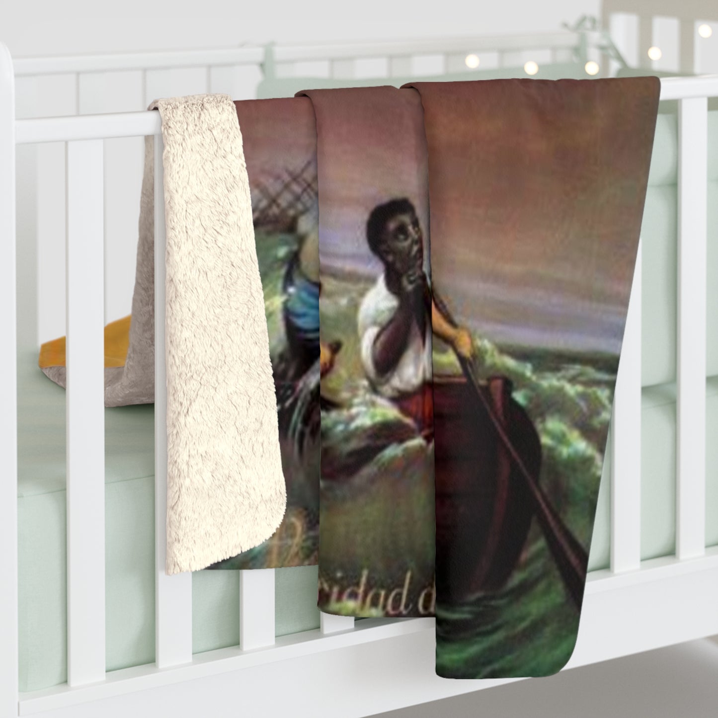 Caridad del Cobre-Sherpa Fleece Blanket