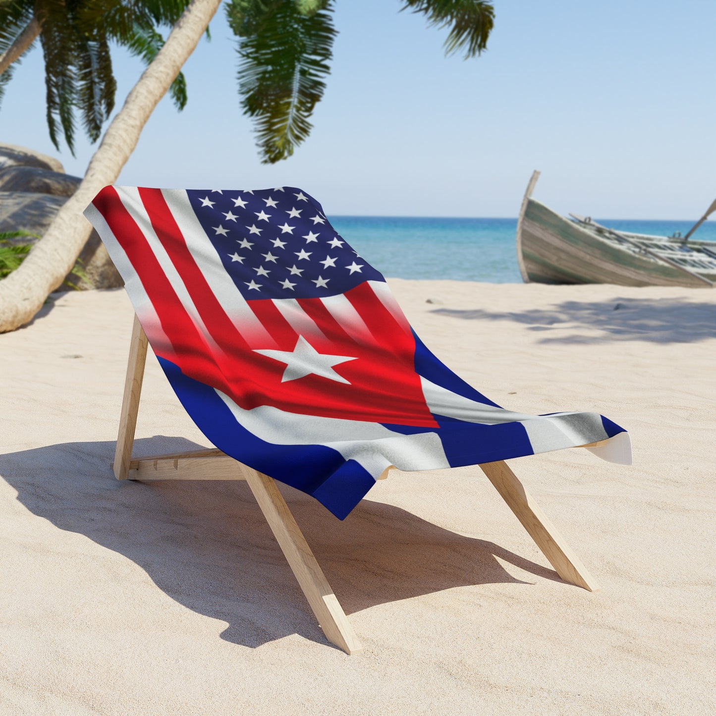 CUBA/USA Beach Towel