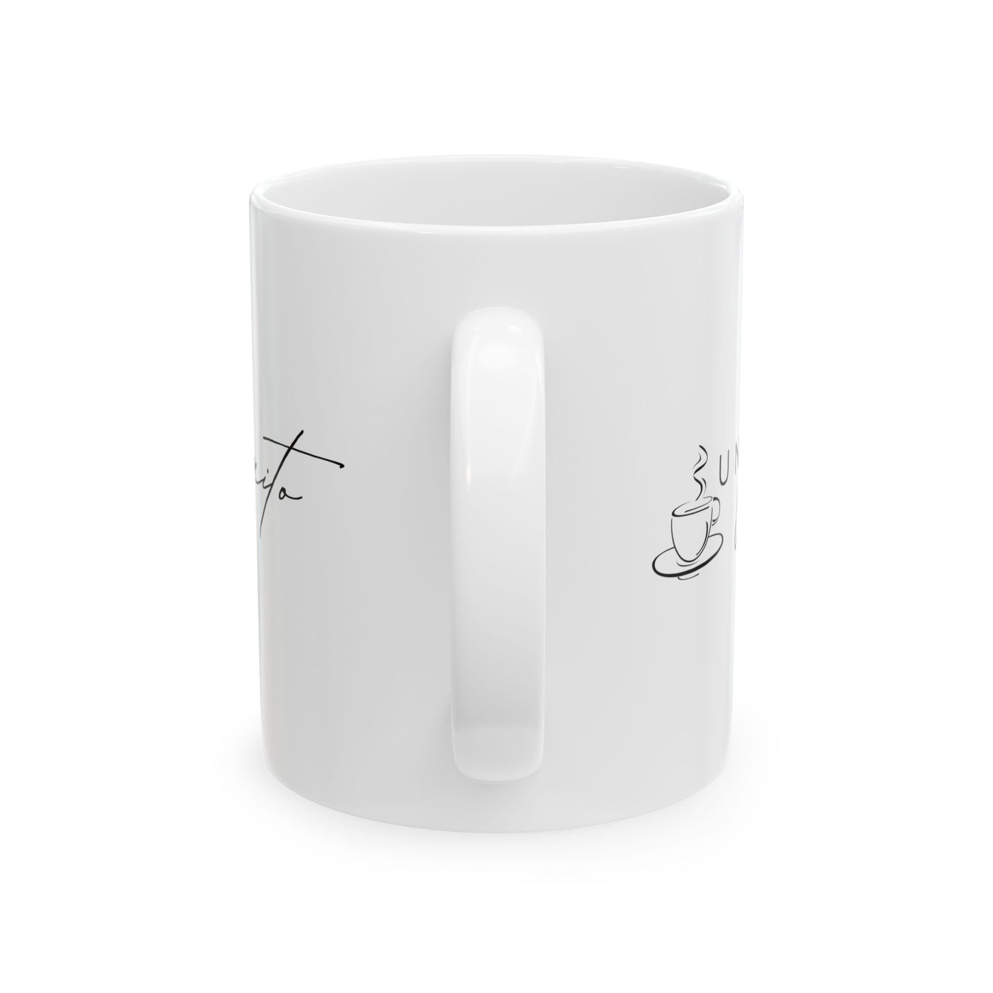 "UN CAFECITO" Ceramic Mug, (11oz, 15oz)