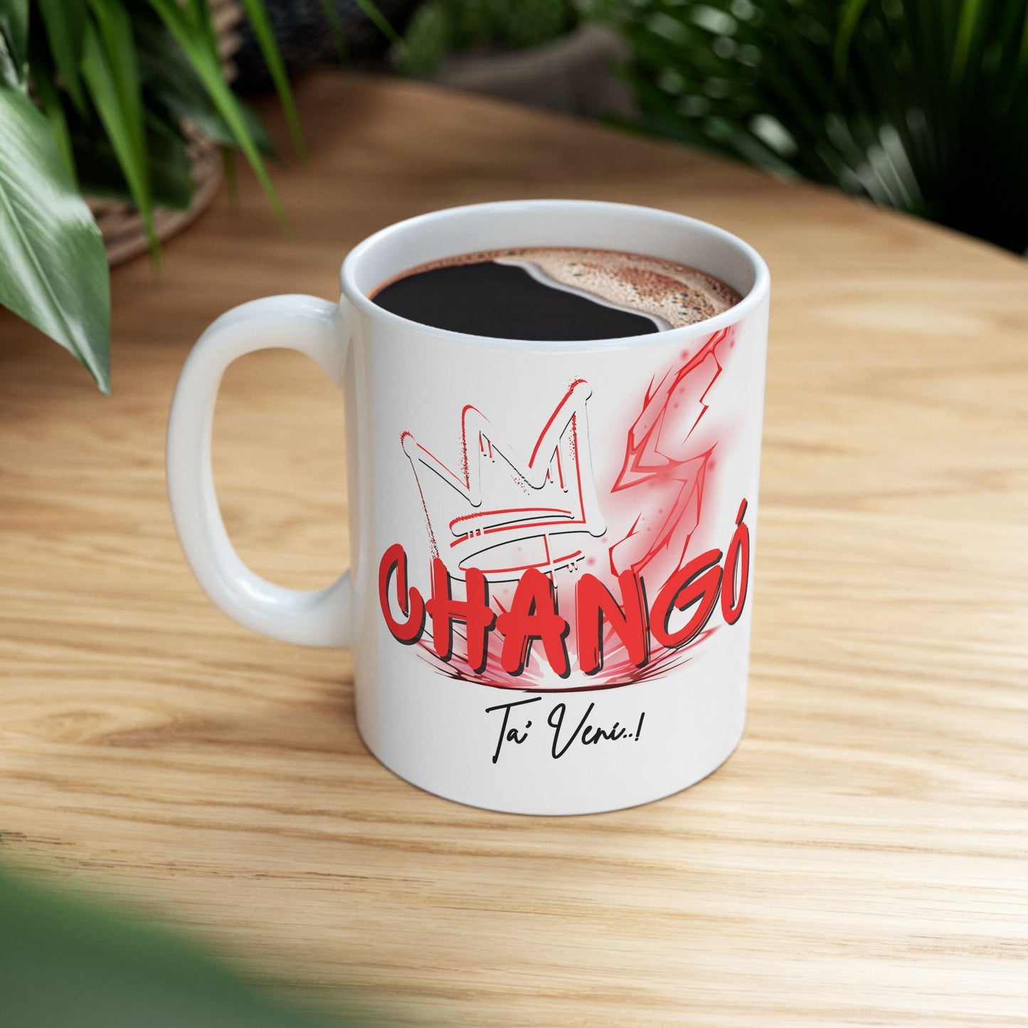 "Chango Tá Vení"-Ceramic Mug, (11oz, 15oz)