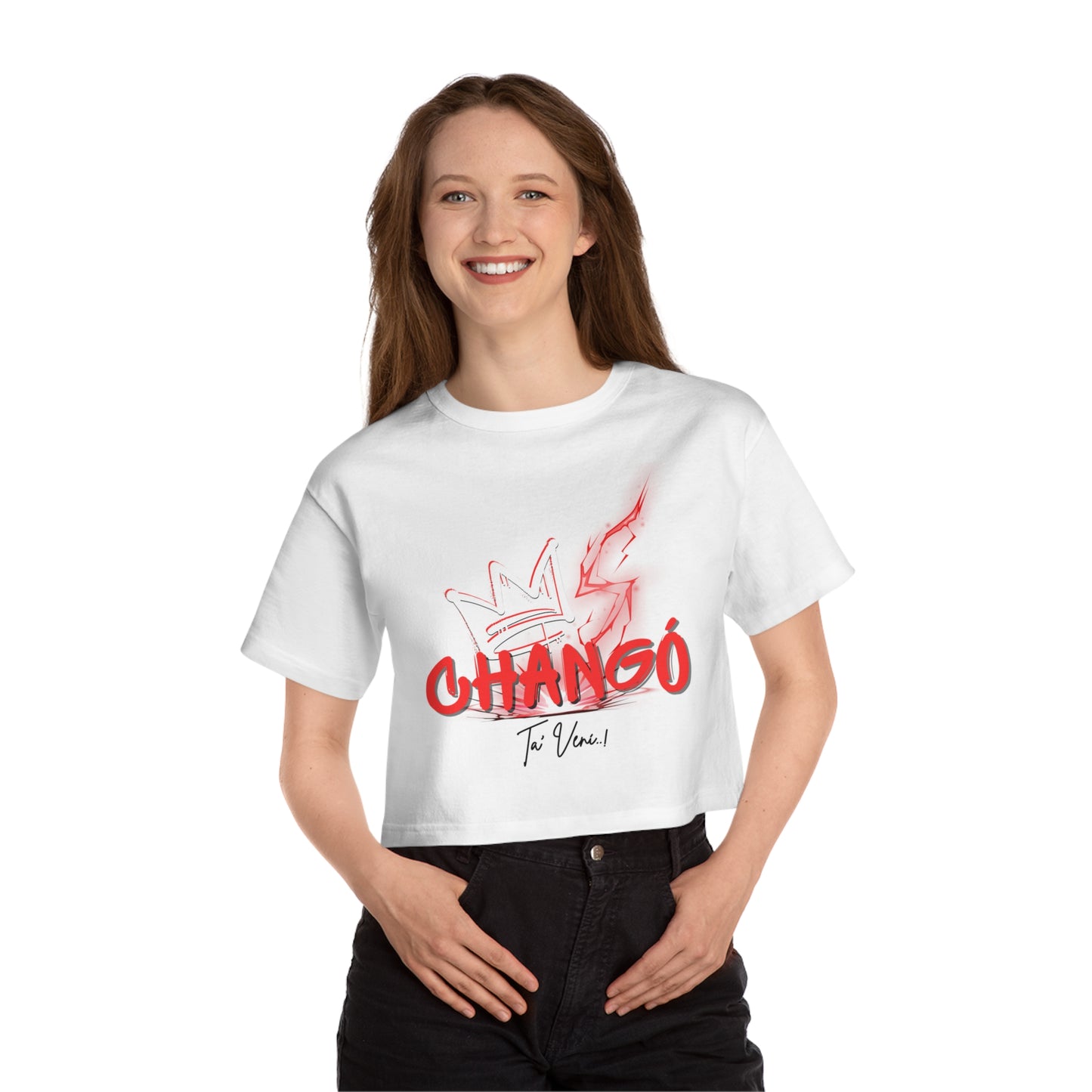 Changó-Champion Women's Heritage Cropped T-Shirt