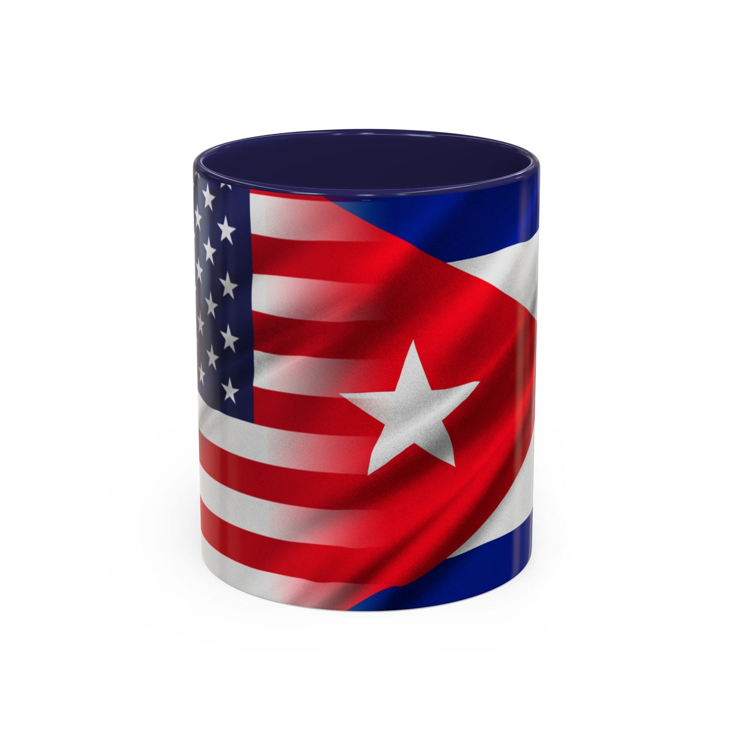 CUBA/USA Accent Coffee Mug (11, 15oz)