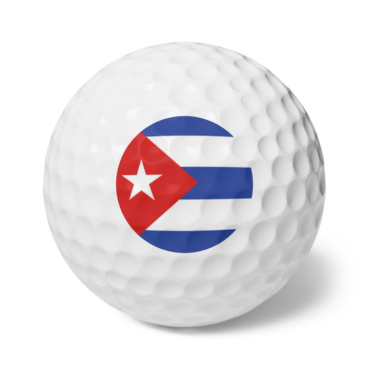 Golf Balls, 6pcs-Cuba