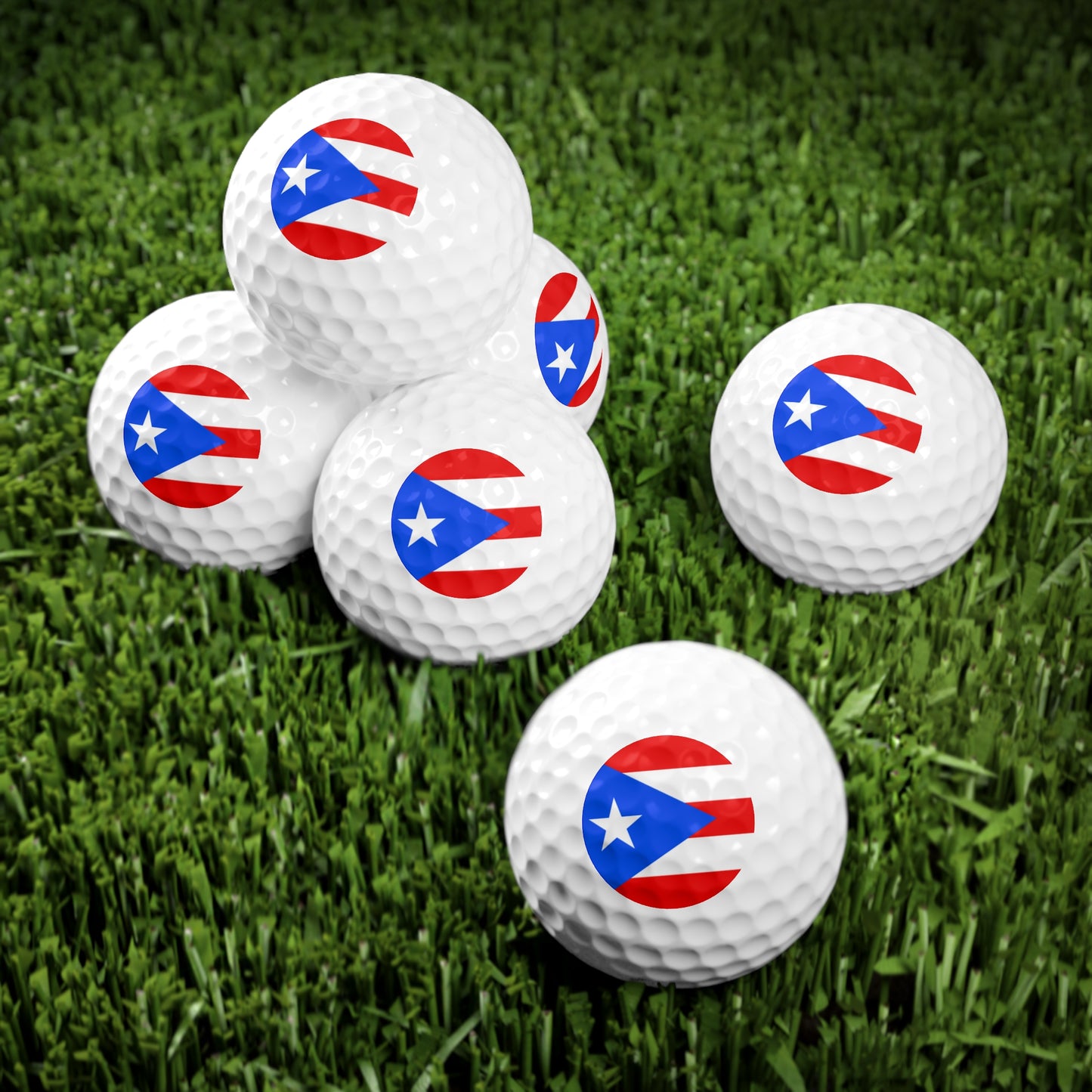 Golf Balls, 6pcs-Puerto Rico