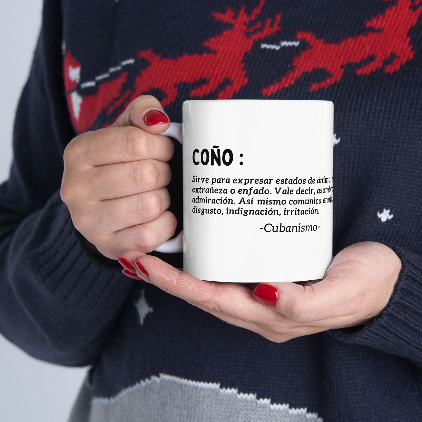 Coño-Ceramic Mug, (11oz, 15oz)