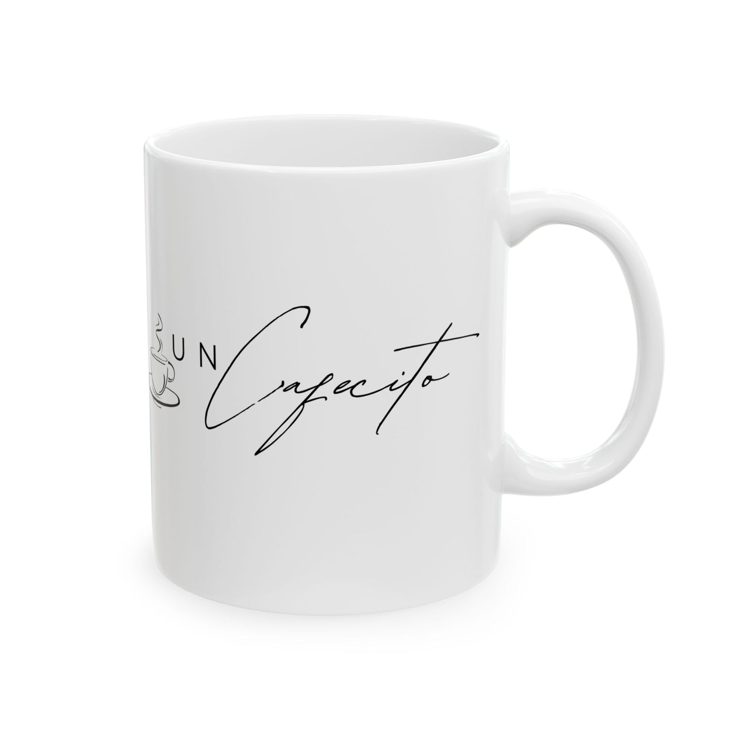 "UN CAFECITO" Ceramic Mug, (11oz, 15oz)