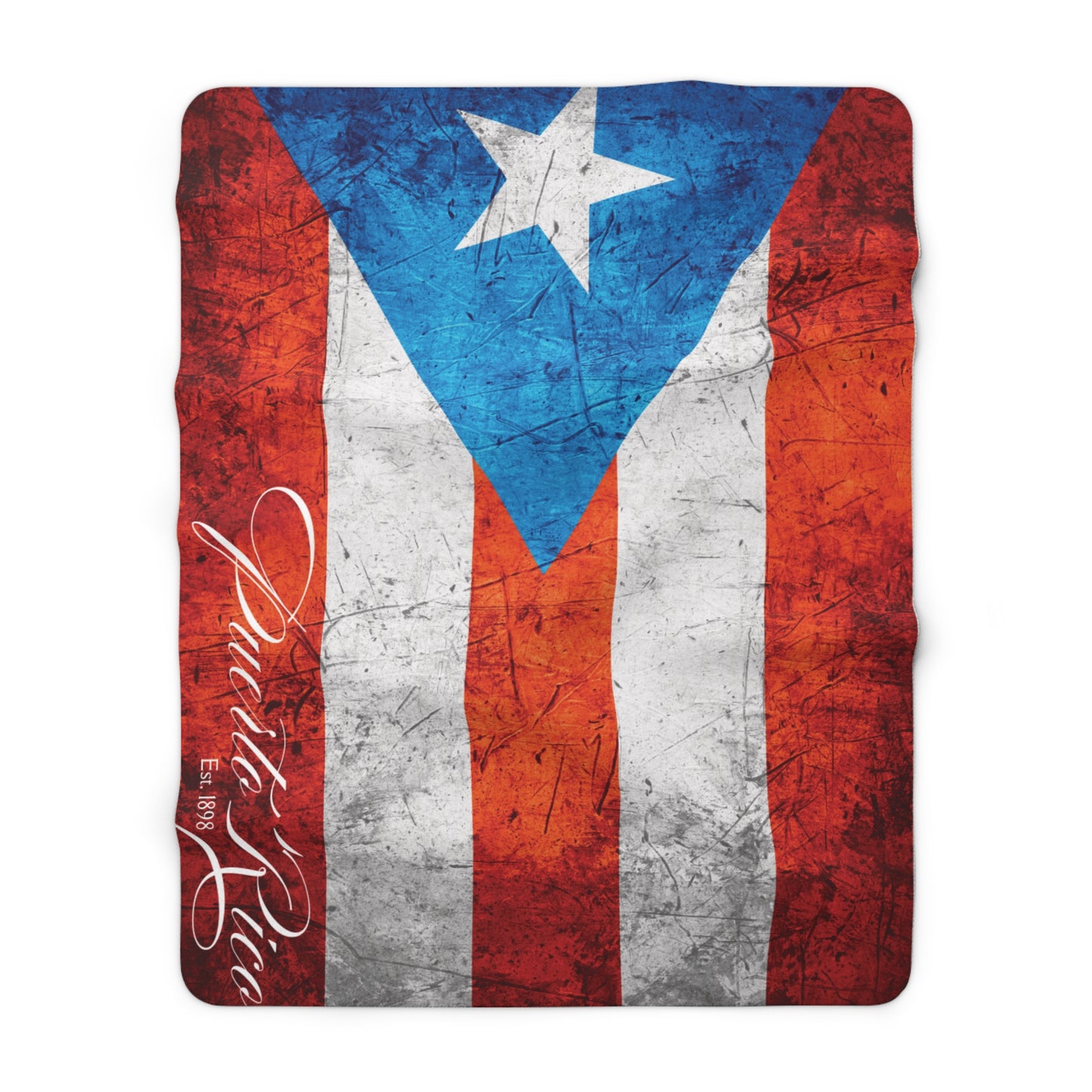 Puerto Rico Sherpa Fleece Blanket