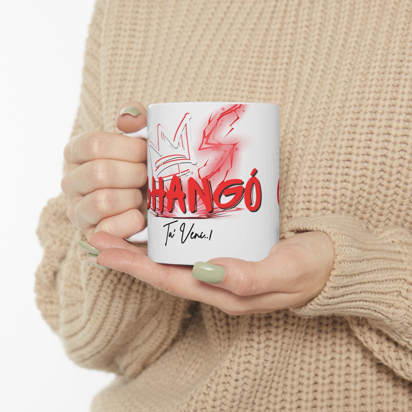 "Chango Tá Vení"-Ceramic Mug, (11oz, 15oz)