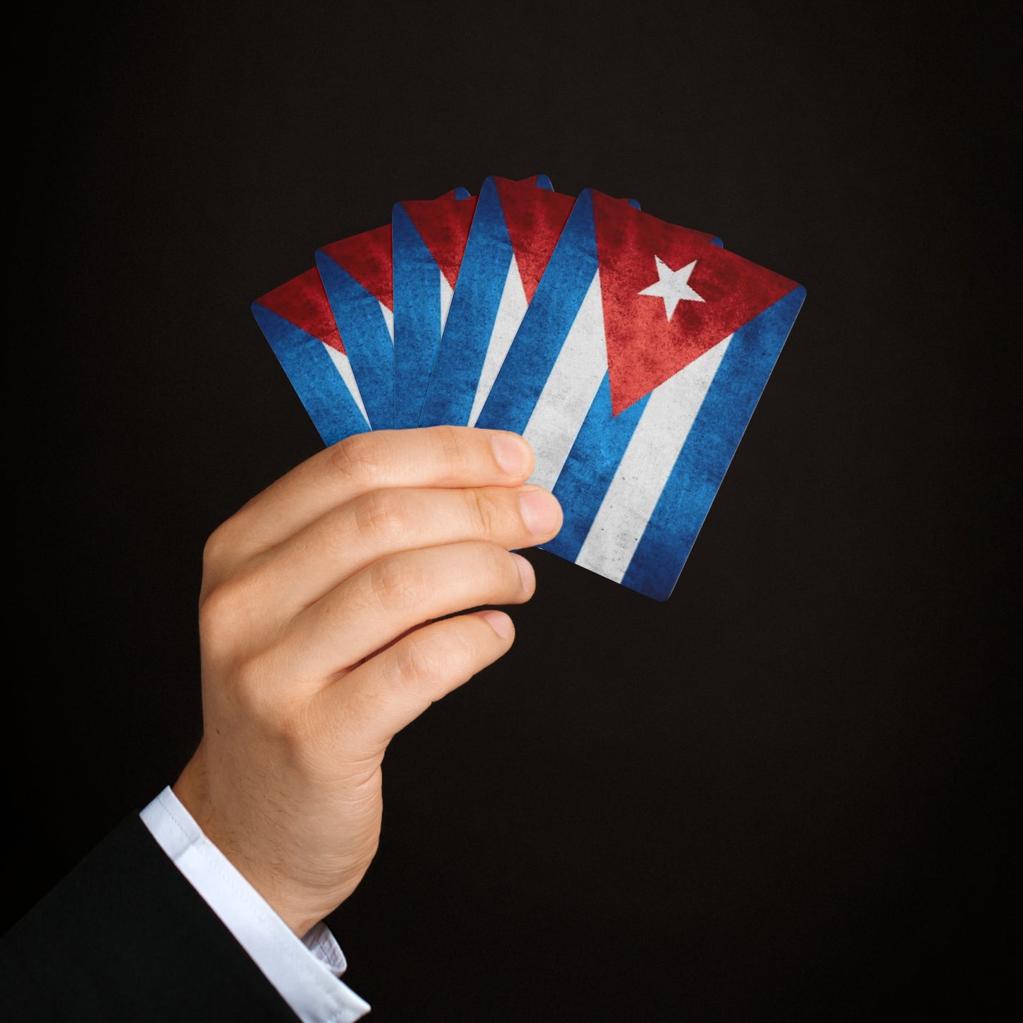 Cuban Flag Custom Poker Cards