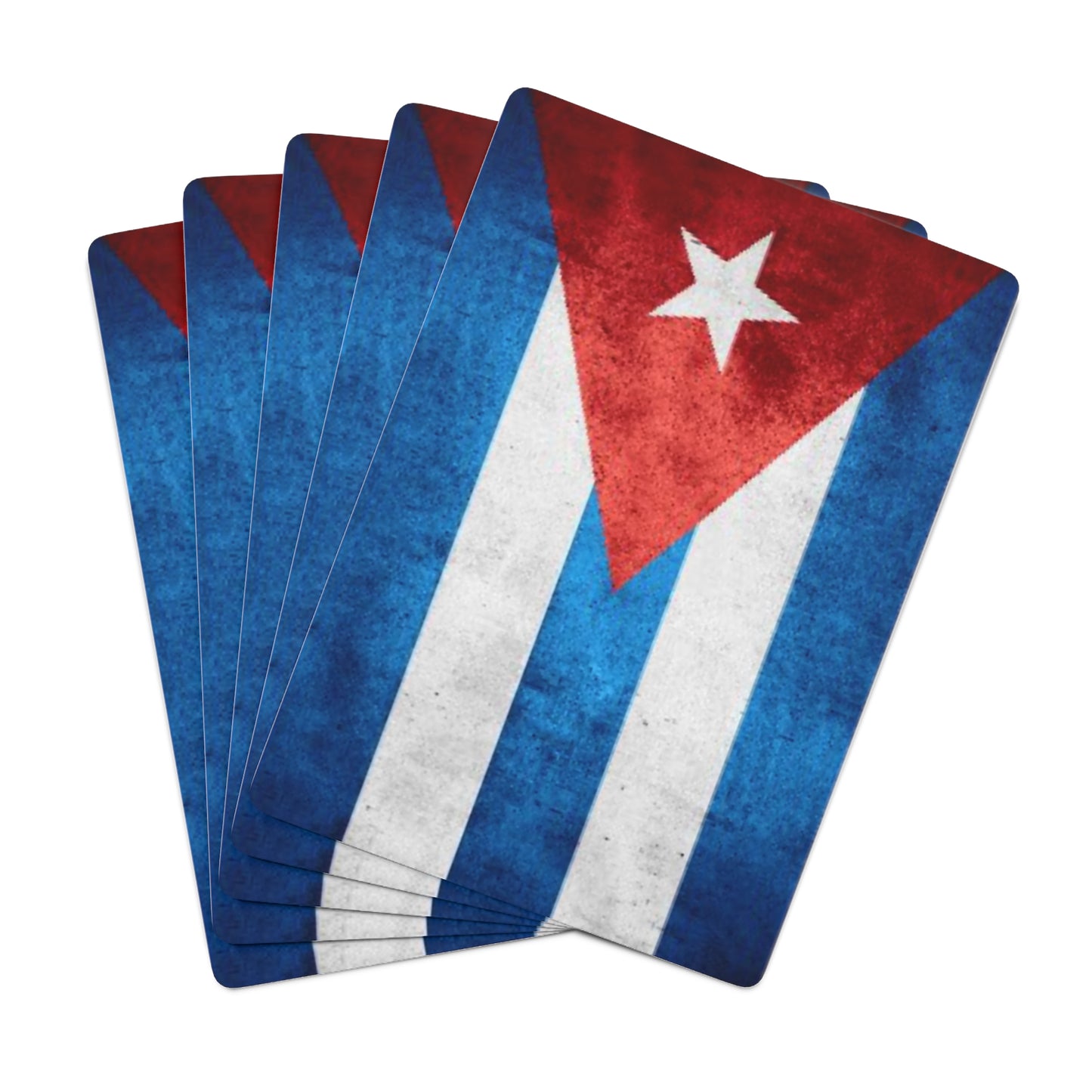 Cuban Flag Custom Poker Cards